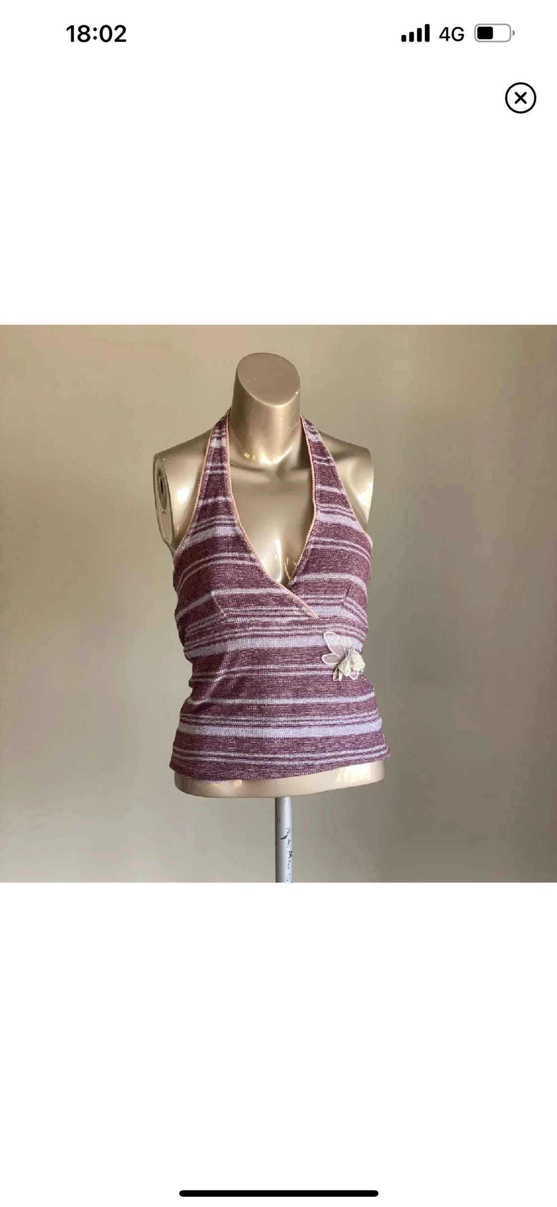 Vintage Halterneck Topp  - 90