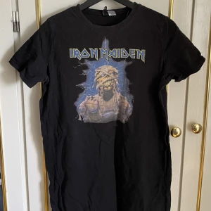 Iron maiden t-shirt klänning - Iron maiden t-shirt klänning från HM, storlek 36 😊