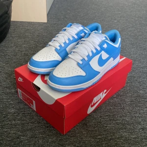 Nike dunk low UNC - Knappt använda  Storlek 45  Bara bytt snören orginal medföljer 