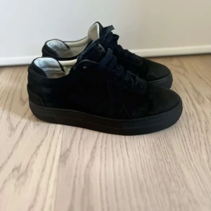  svarta Axel arigato skor i mocka - Ett par svarta Axel arigato skor i storlek 37. Pris kan diskuteras 