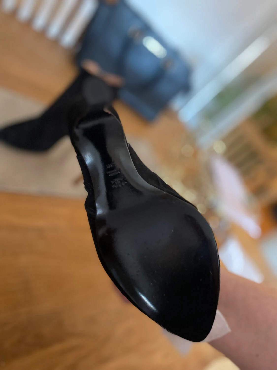 Svarta Rizzo skor - 90