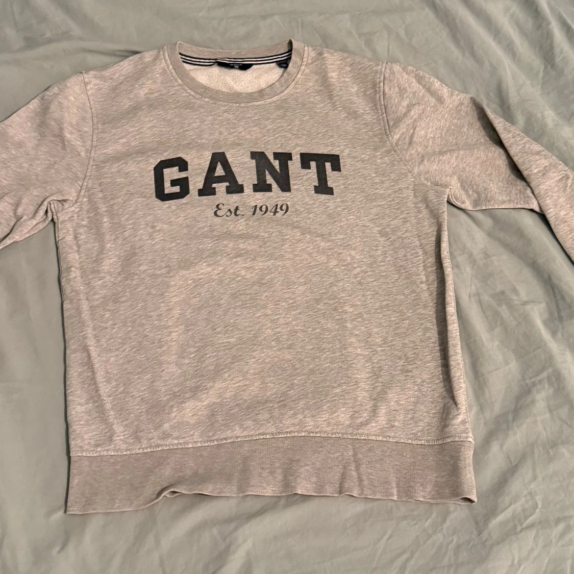 Grå sweatshirt från GANT med tryck