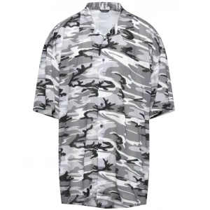 Balenciaga - Balenciaga Spring 2021 sporty camo mesh short sleeve shirt. Sz 41