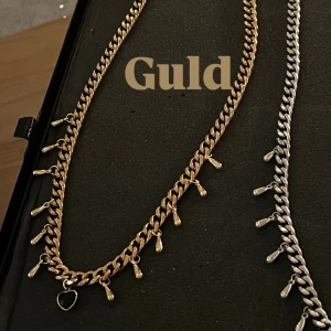 GULD Elwima halsband  - GULD!! Detta halsband är i guld men säljs även i silver, om du vill köpa i silver kolla dom andra annonsen och köp där det står silver !💛💛Kedjan är 45cm lång!
