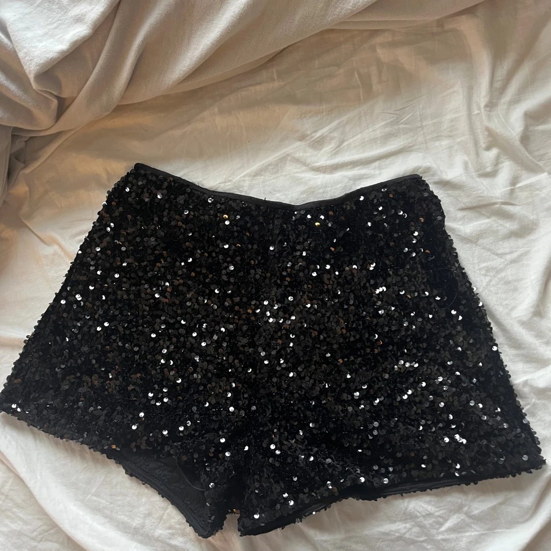 Svarta Paljettshorts