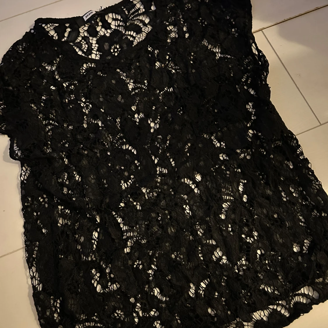 Svart spetsblus från Bik Bok - 2