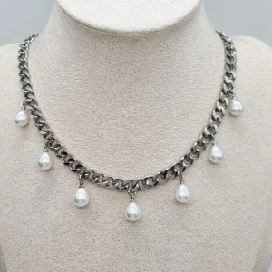 Handgjort halsband  - Material-rostfritt stål, kedjetjocklek-7cm 