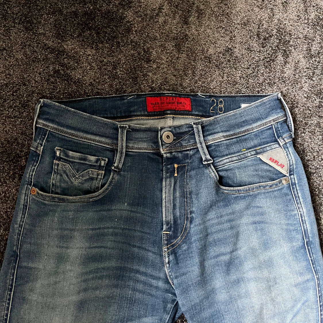 Replay jeans i ljusblå denim, W28 L32 - 2