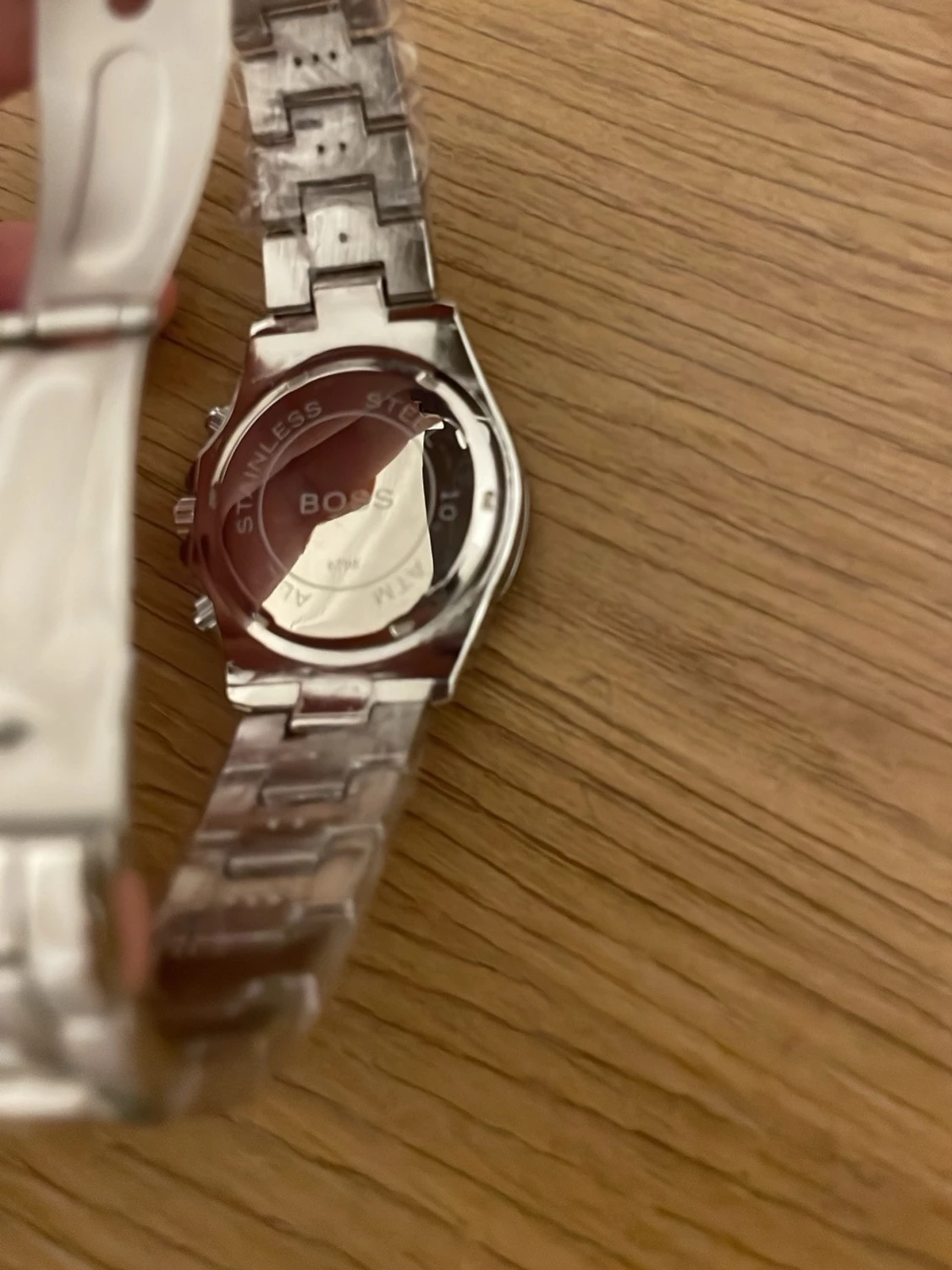 Silverfärgad Hugo Boss klocka - 4