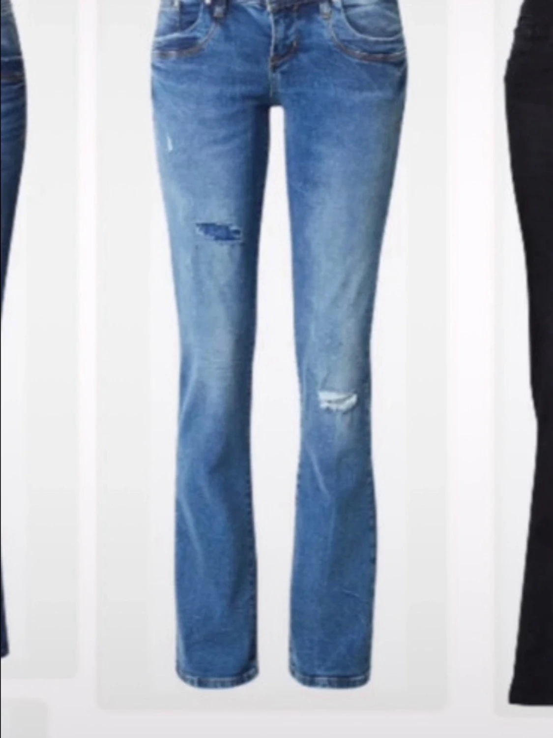 Blå slim straight jeans från LTB