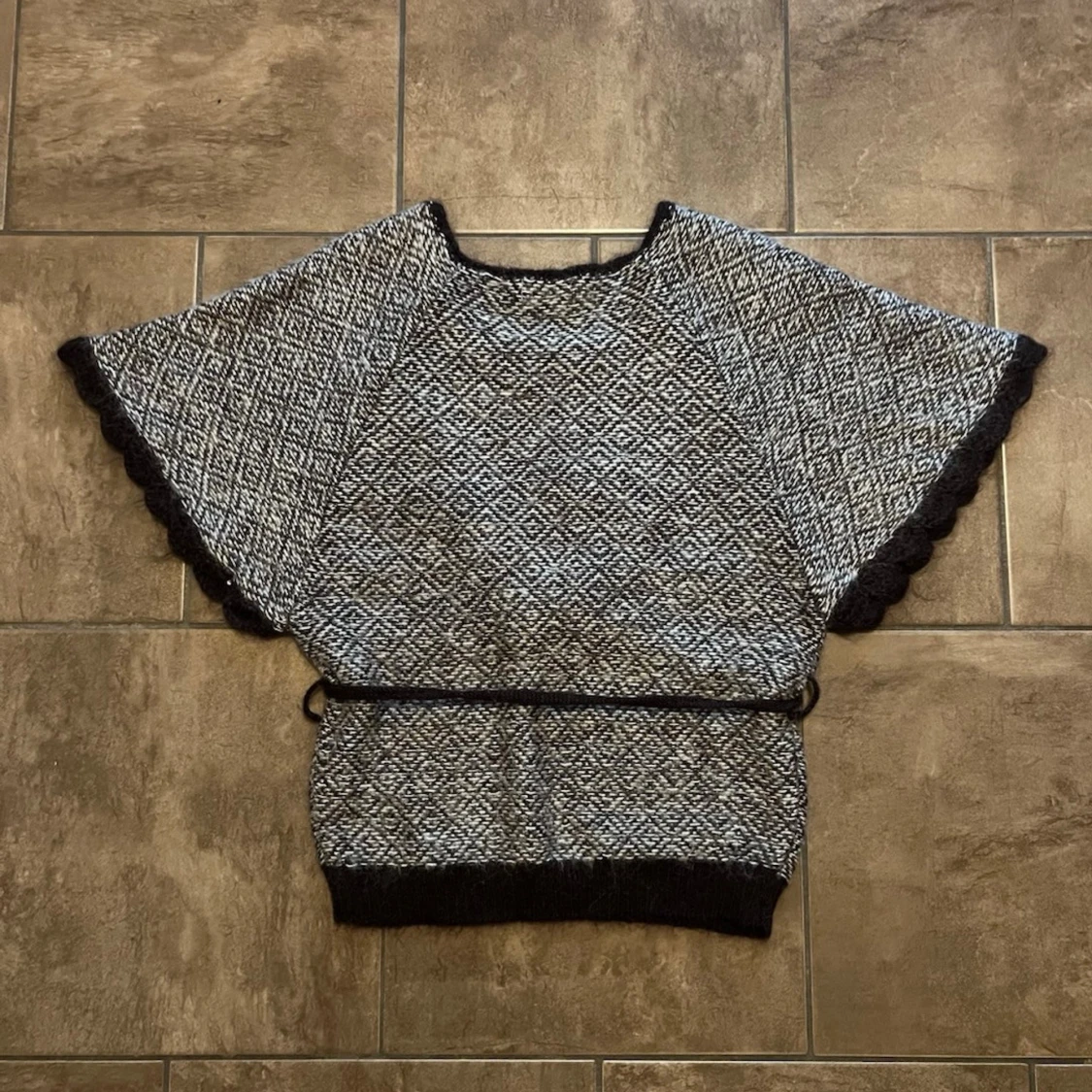  Stickad topp i mohair - 4