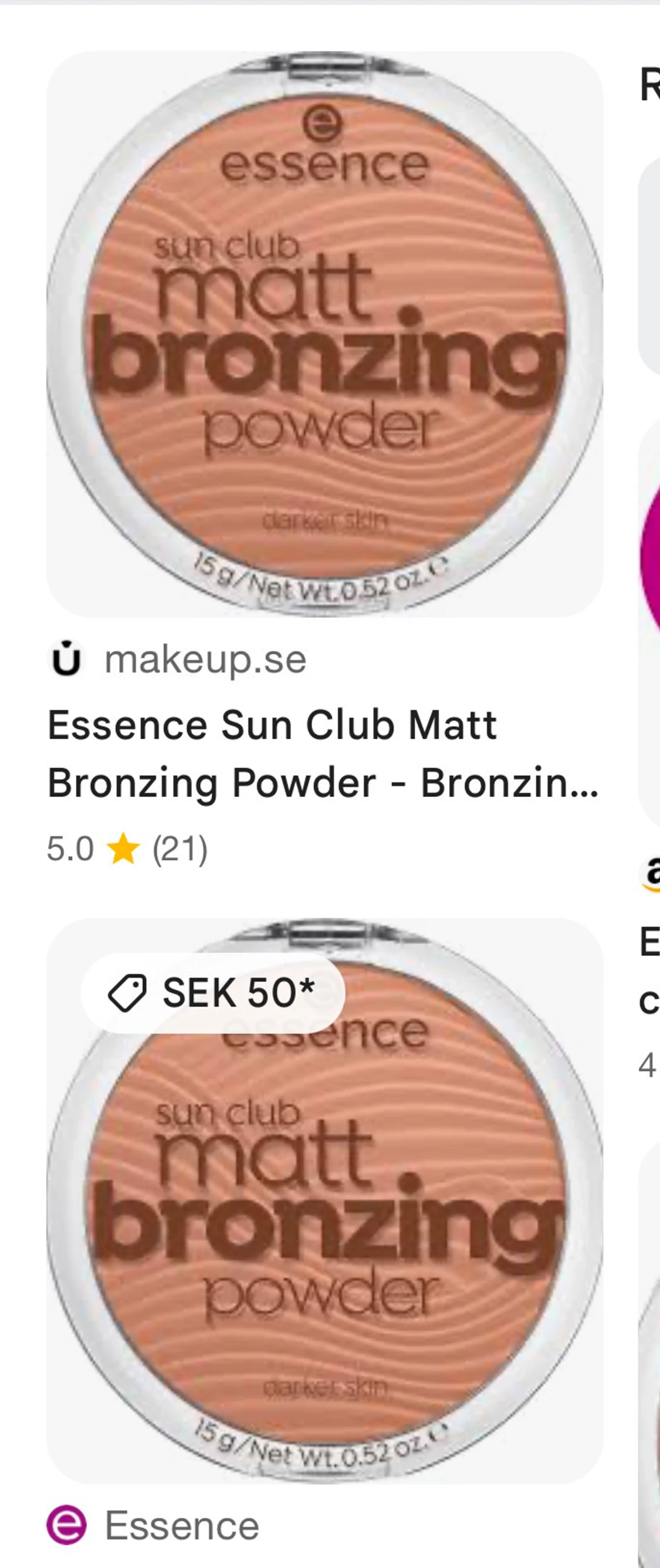 Essence sminkset med rosa gift box free name  - 6