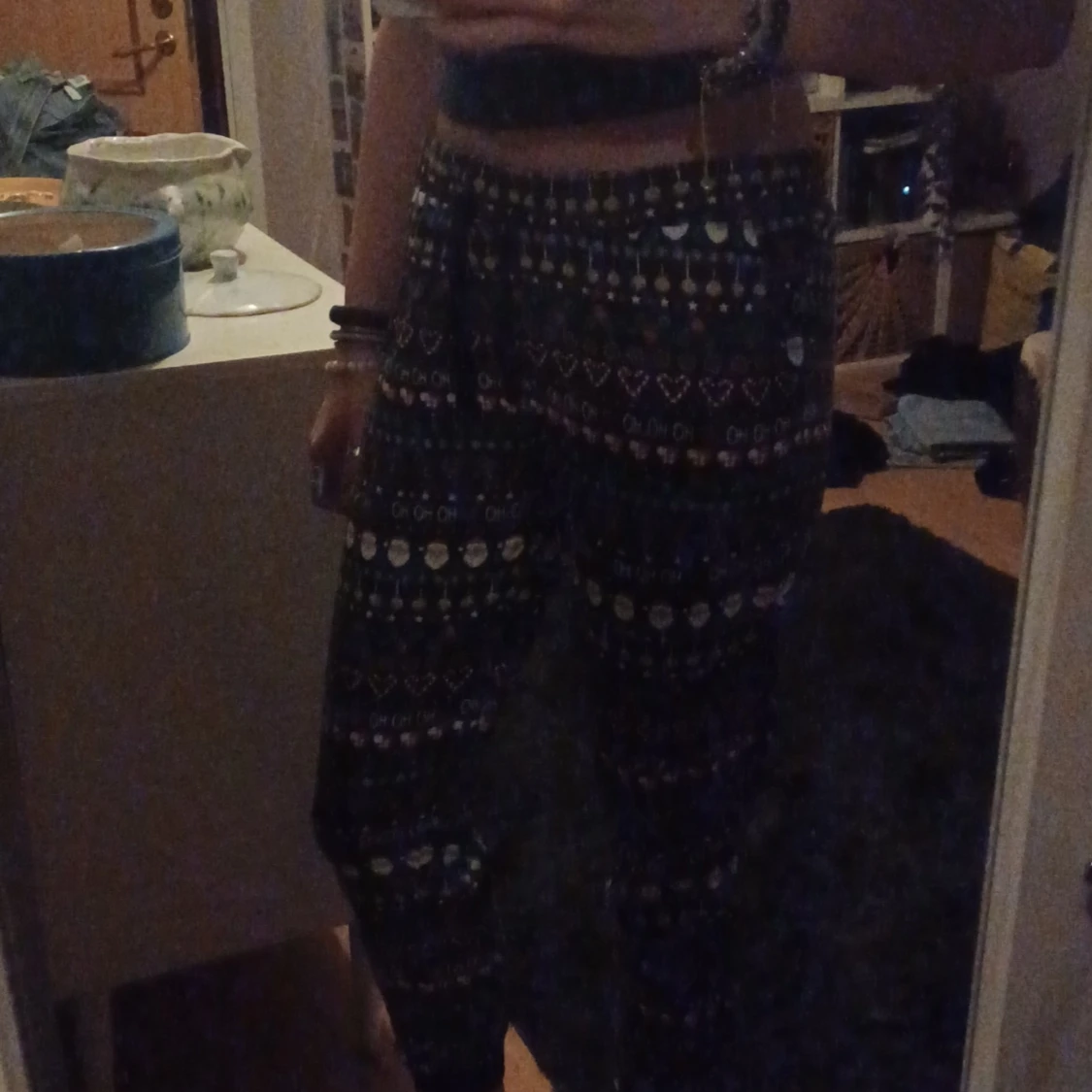 Julmönstrade mjukisbyxor  - 4