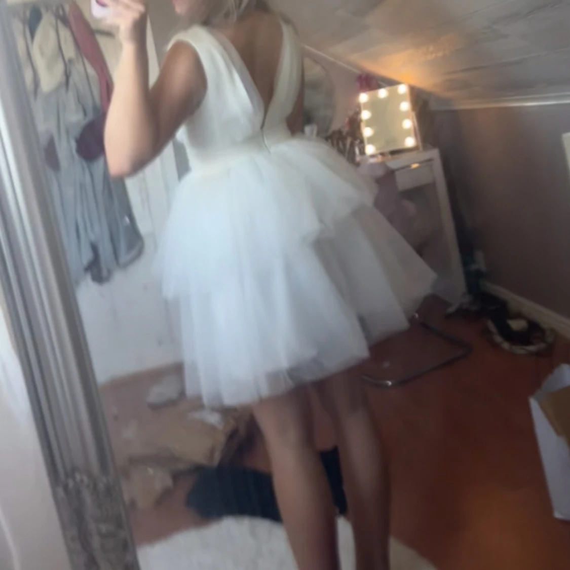 Vit  studentklänning  - 1