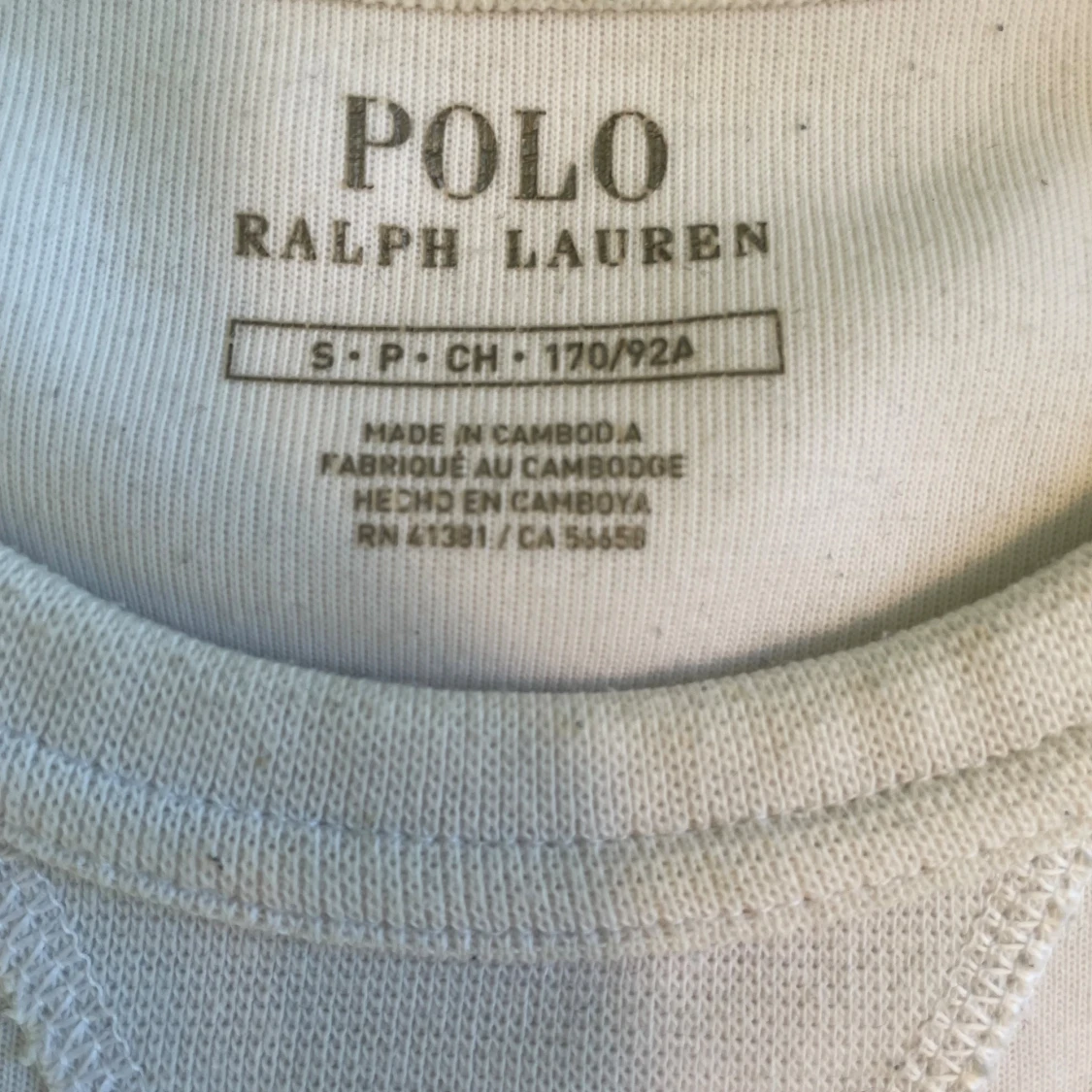 Vit sweatshirt från Polo Ralph Lauren - 1