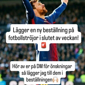 Beställer tröjor - Vad du vill! -  Vi har haft många nöjda kunder samt många frågor kring när nästa beställning av tröjor kommer. Nu kör vi igen! Det är bara att skriva till oss på detta inlägg vilken matchtröja, träningströja, retrotröja osv ni vill ha så löser vi det! Tveka inte att höra av er för fler frågor.