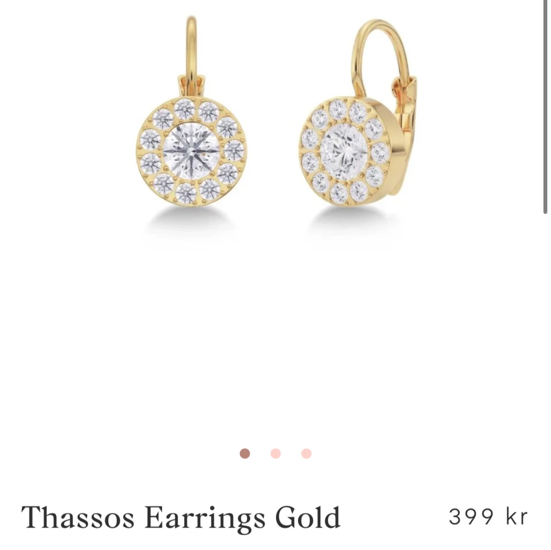 Guldiga örhängen från Edblad - 3