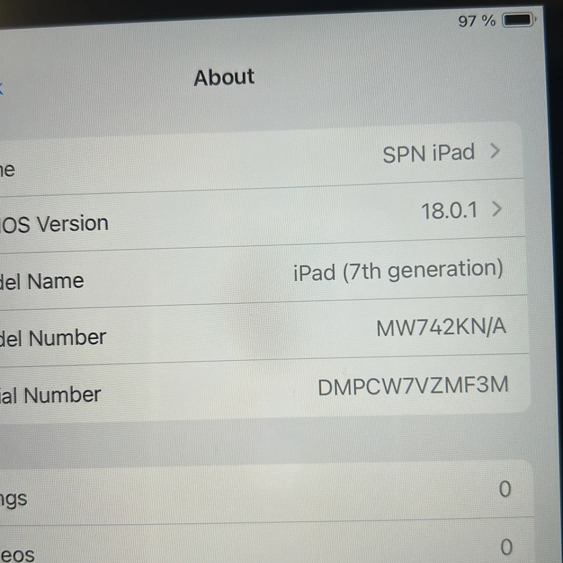 iPad (7th generation) 32GB - 2