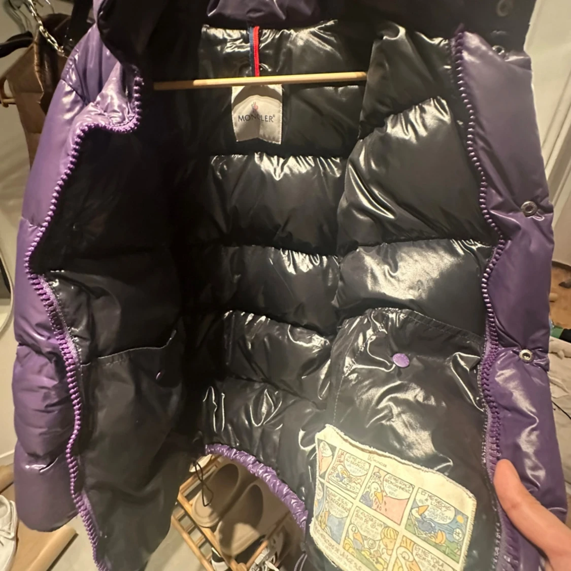  Moncler pufferjacka - lila - 2