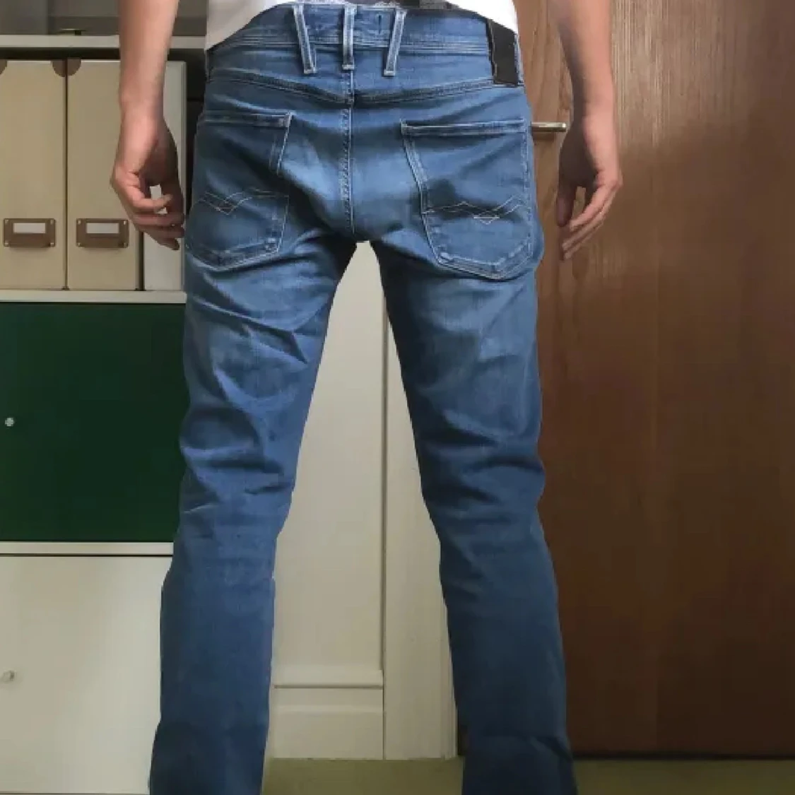 Blå Replay anbass slim fit - 1