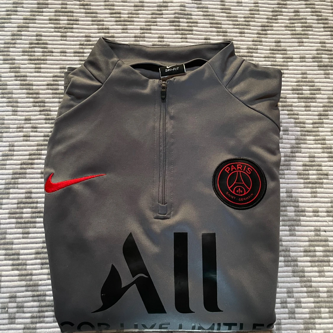 Grå PSG långärmad träningströja Nike S - 2
