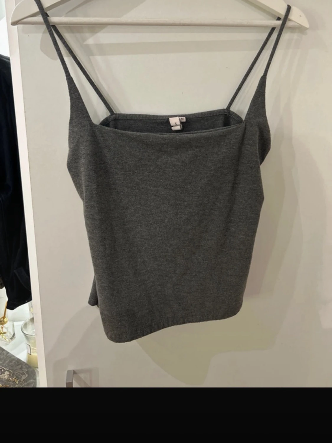 Mörkgrå linnetopp från New Yorker - 1