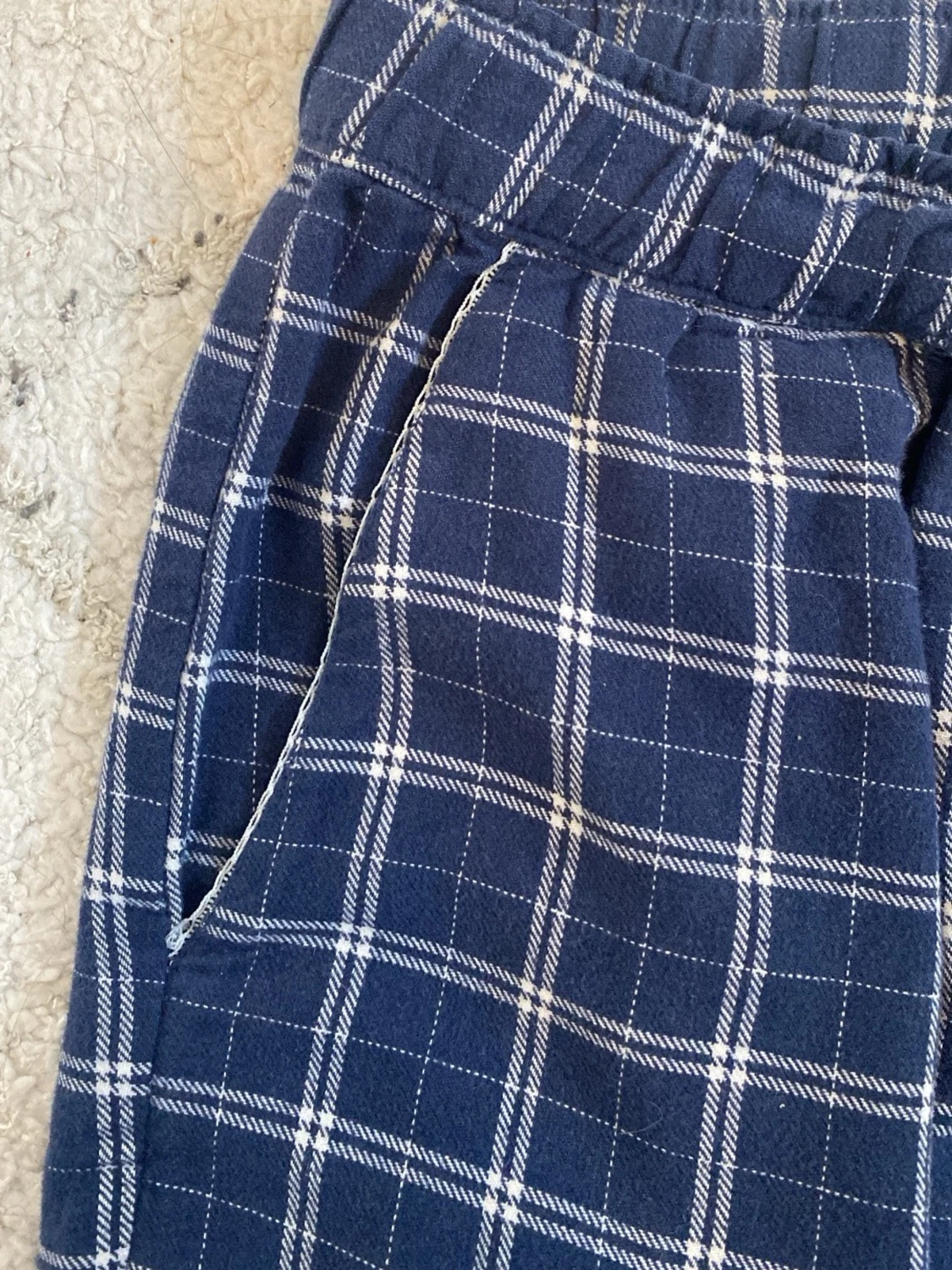 Blåvit rutig pyjamas från Change - 2