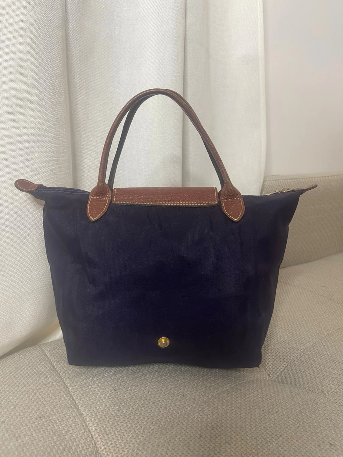 Mörkblå handväska från Longchamp - 1