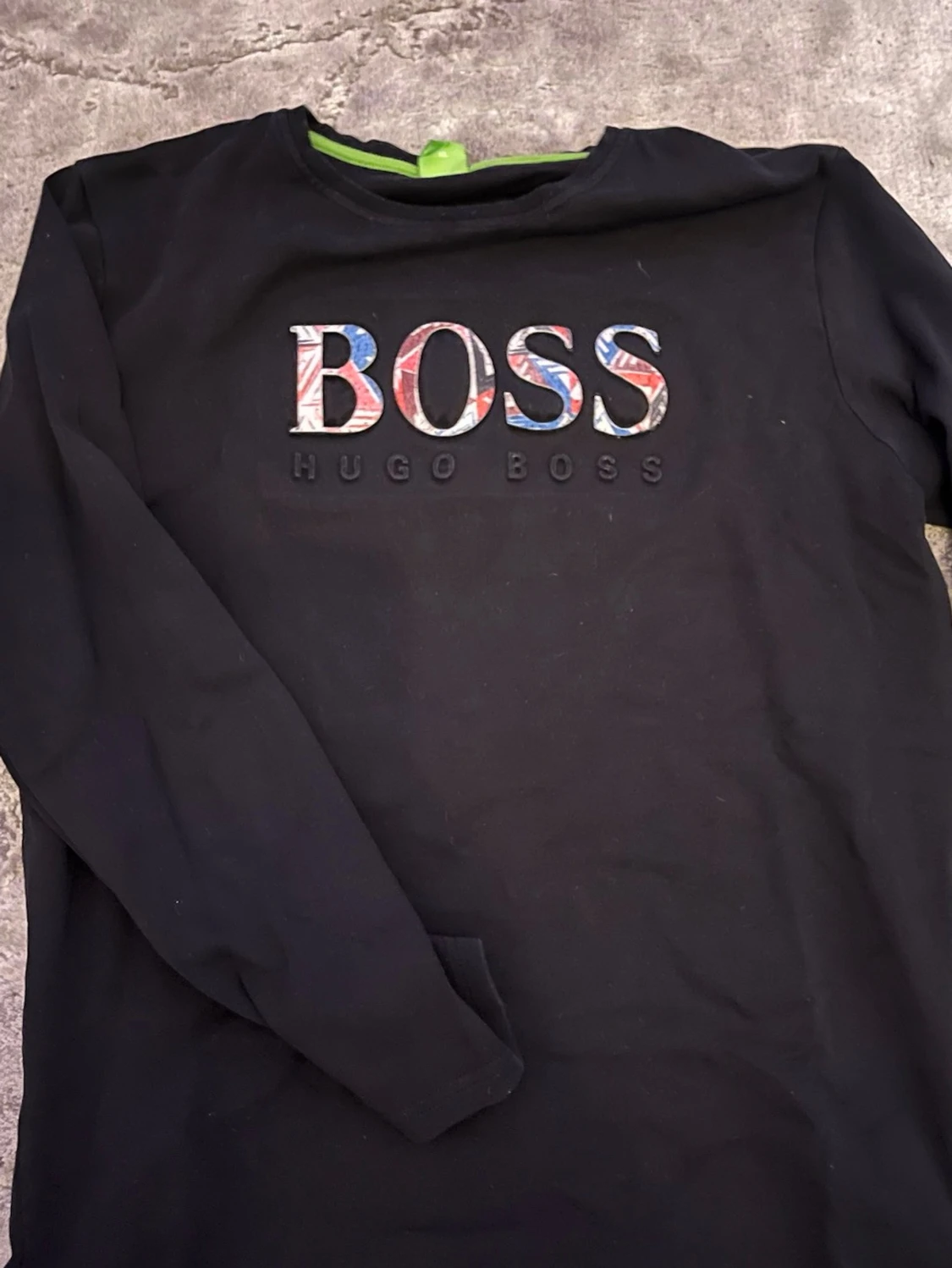 Svart långärmad tröja Hugo Boss