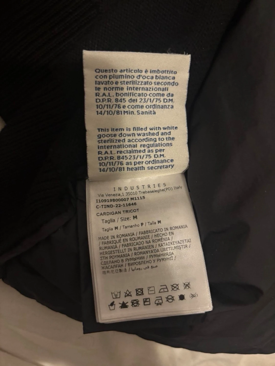 Svart Moncler pufferjacka - 5