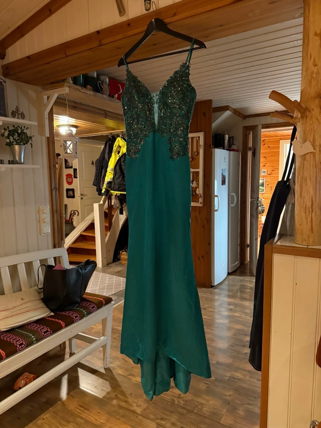 Mörkgrön balklänning  - 1