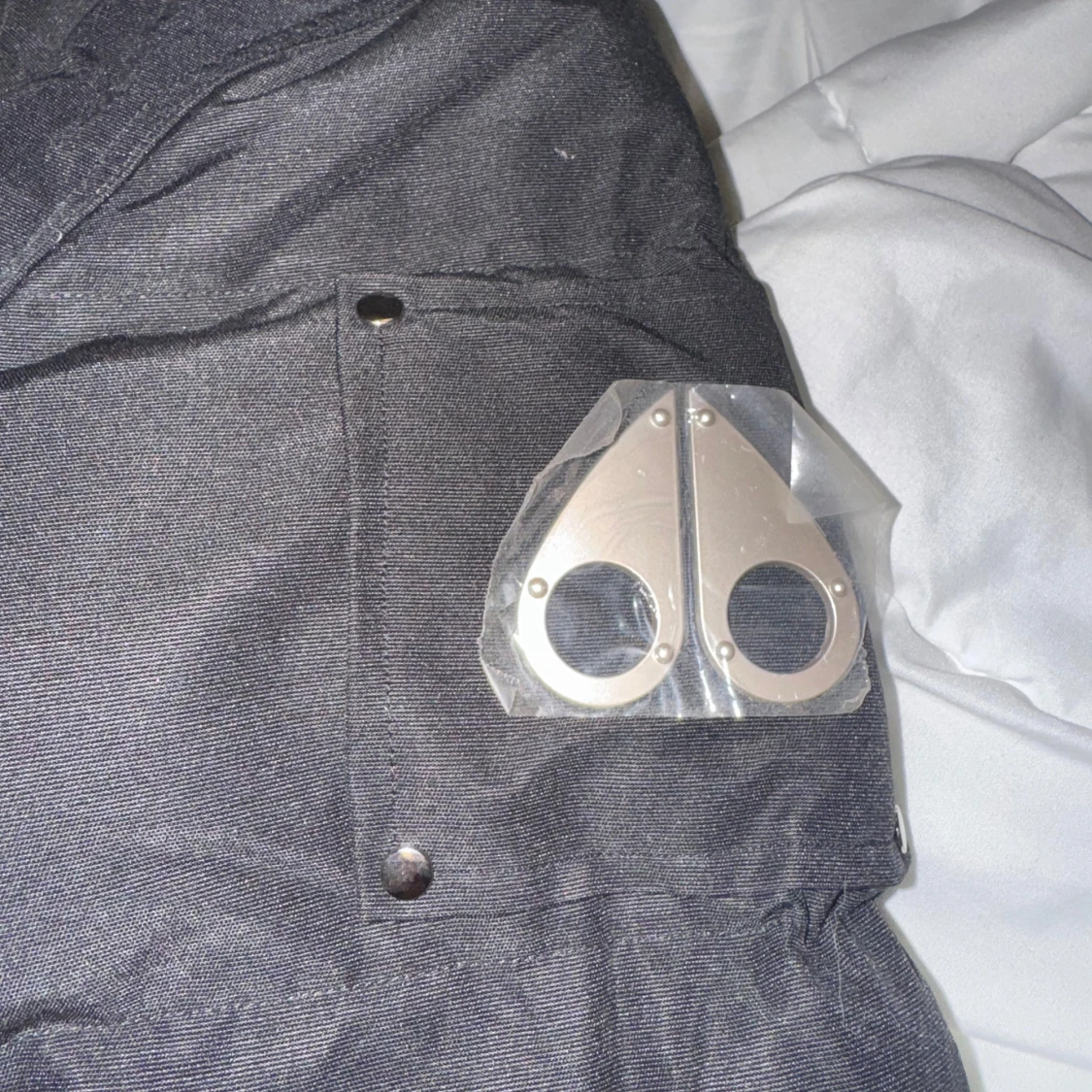 Svart Moose Knuckles dunjacka med päls - 2