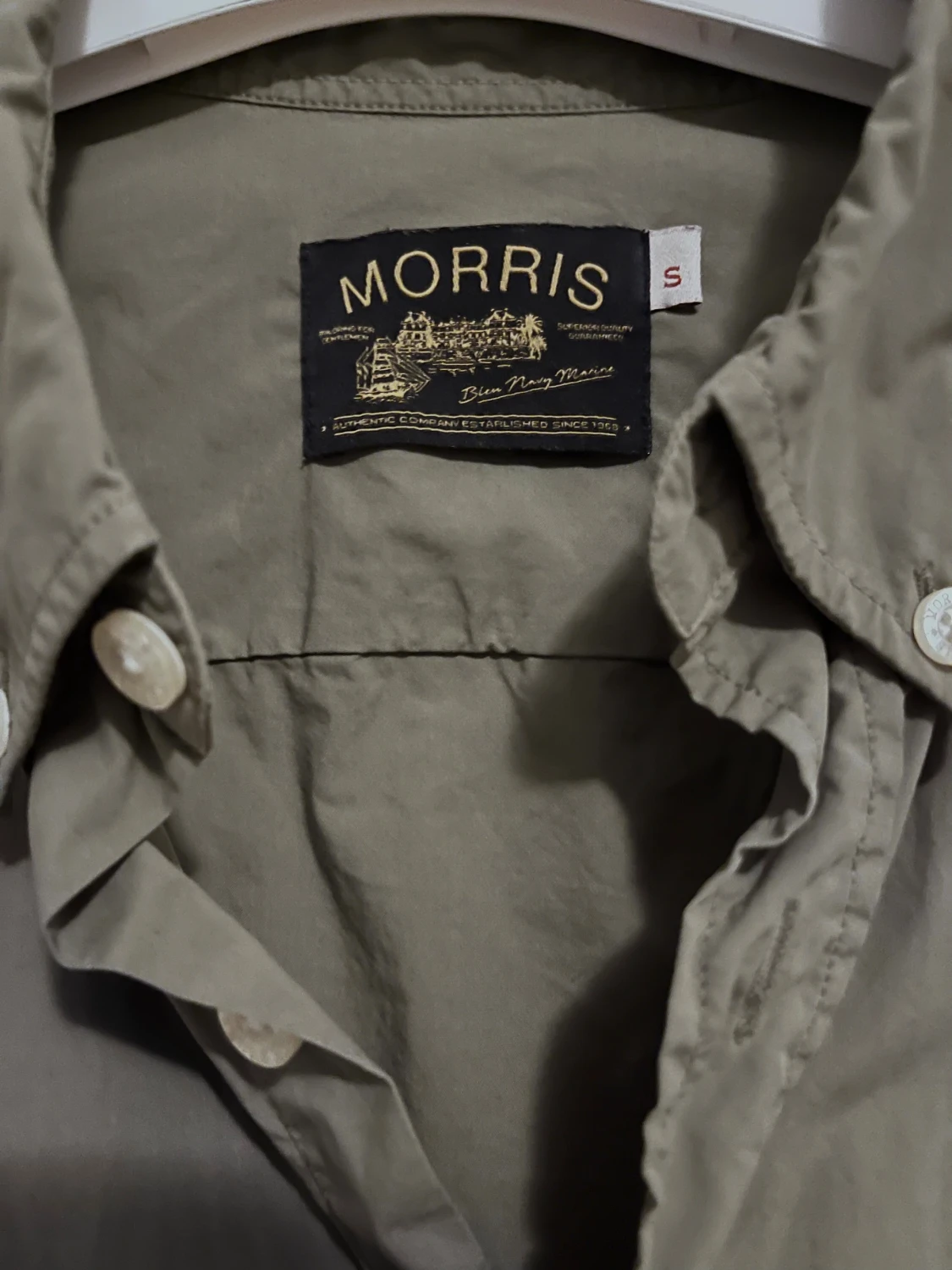 Olivgrön skjorta från Morris, S - 3