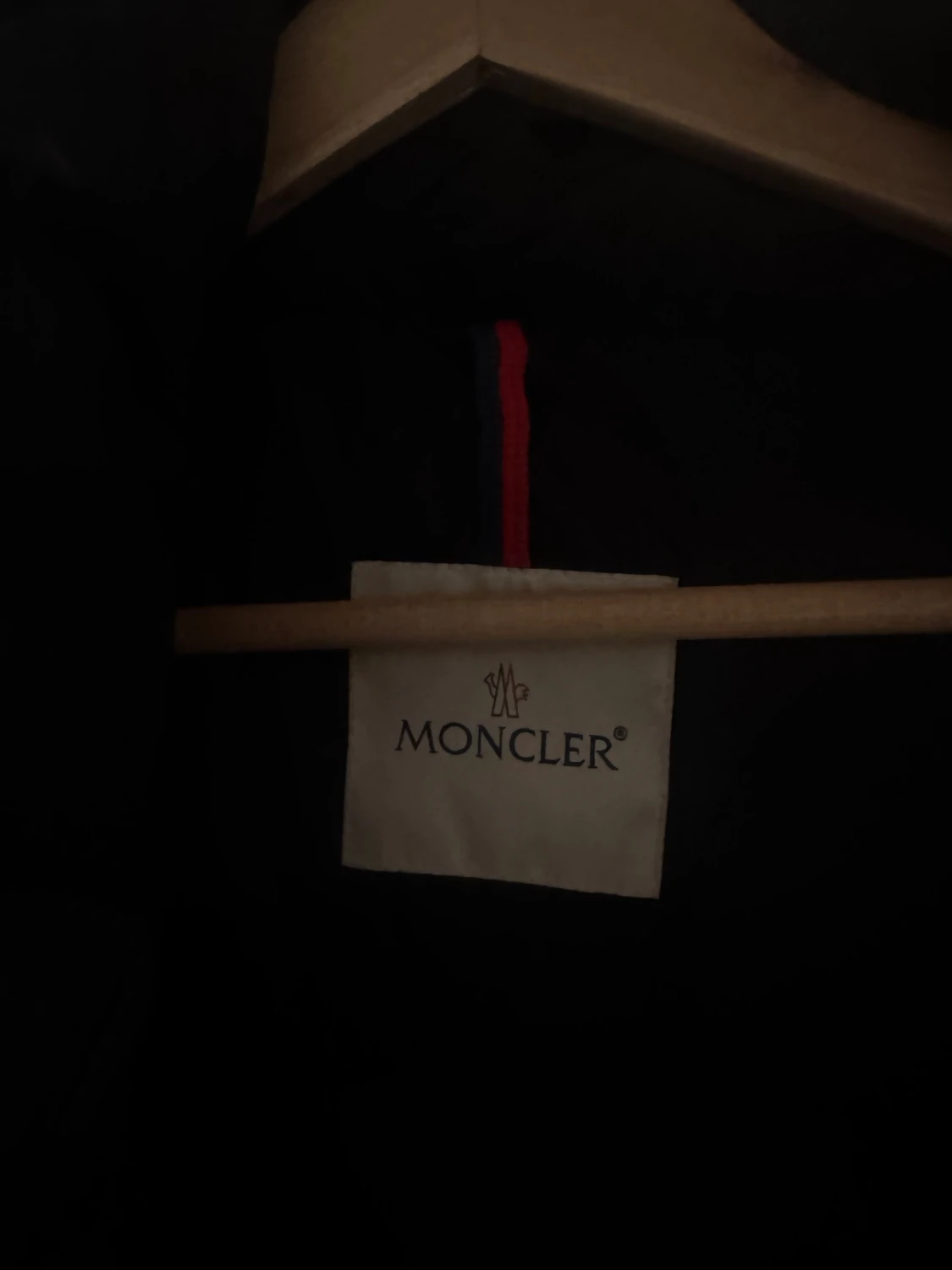 Svart lång dunjacka från Moncler - 5