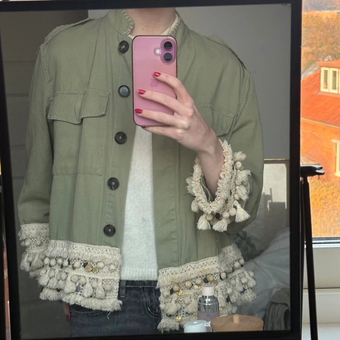 Grön overshirt från Zara