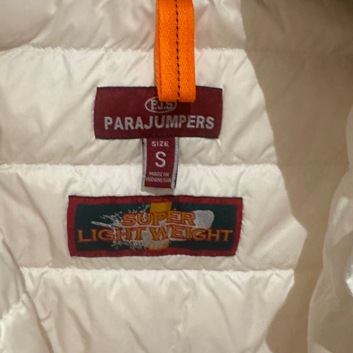 Vit dunjacka från Parajumpers S - 1