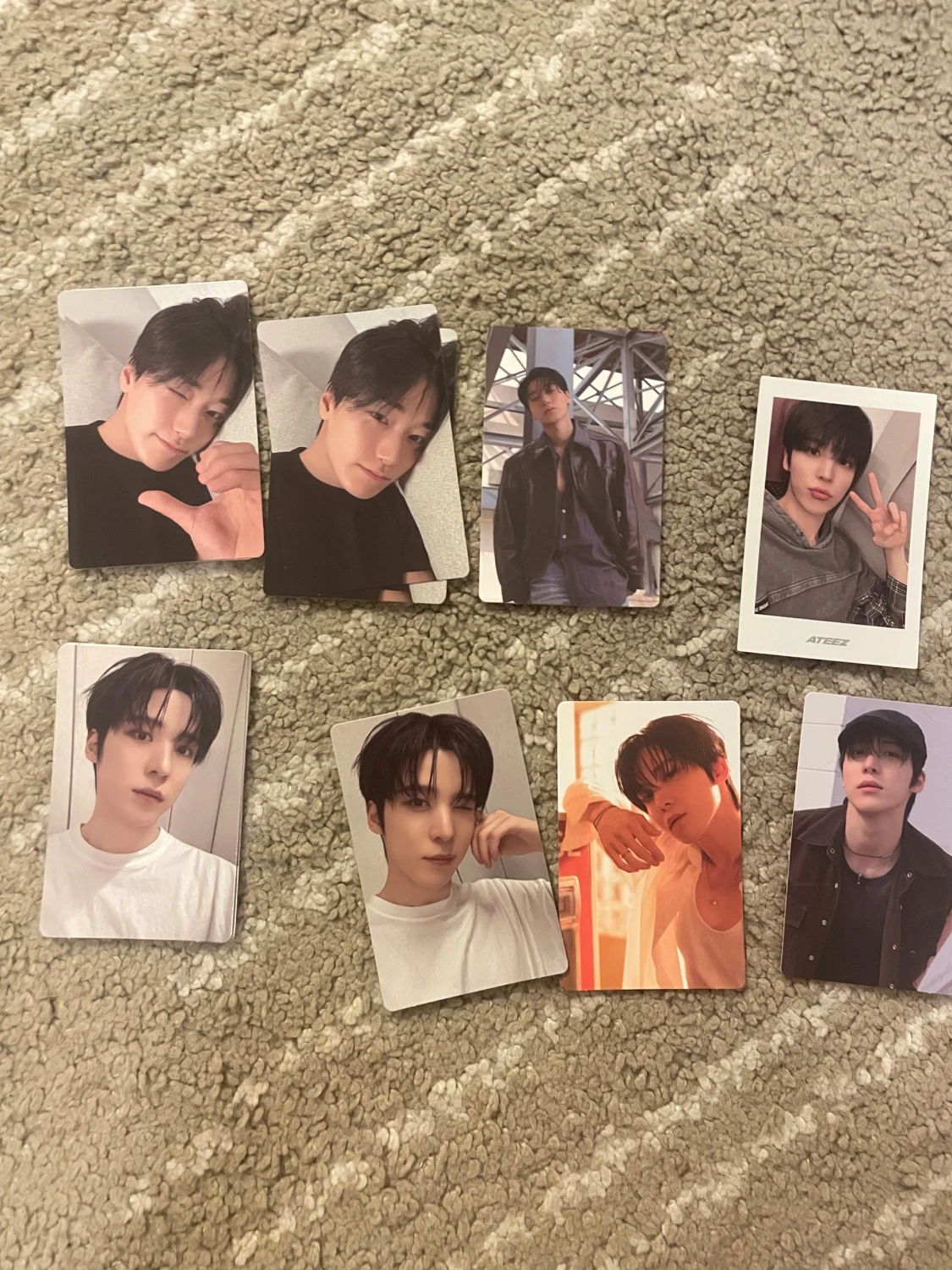Ateez photocards golden hour pt. 3 - 4