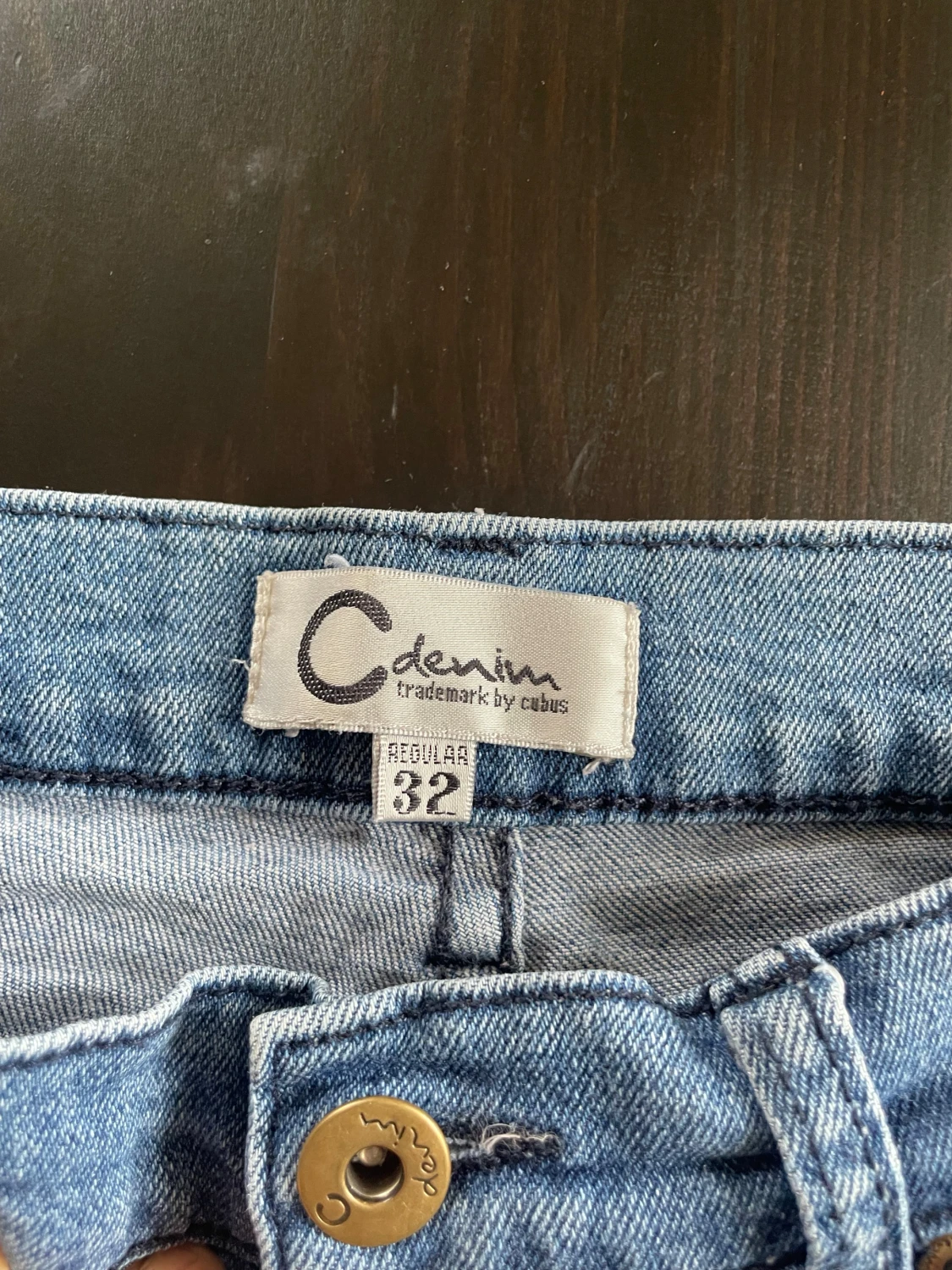 Blå jeans från Cubus denim, regular 32 - 1