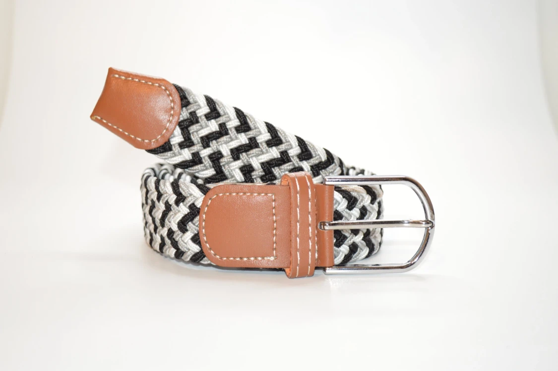 Grisch bälte - Svart/Grå & Vit - 1