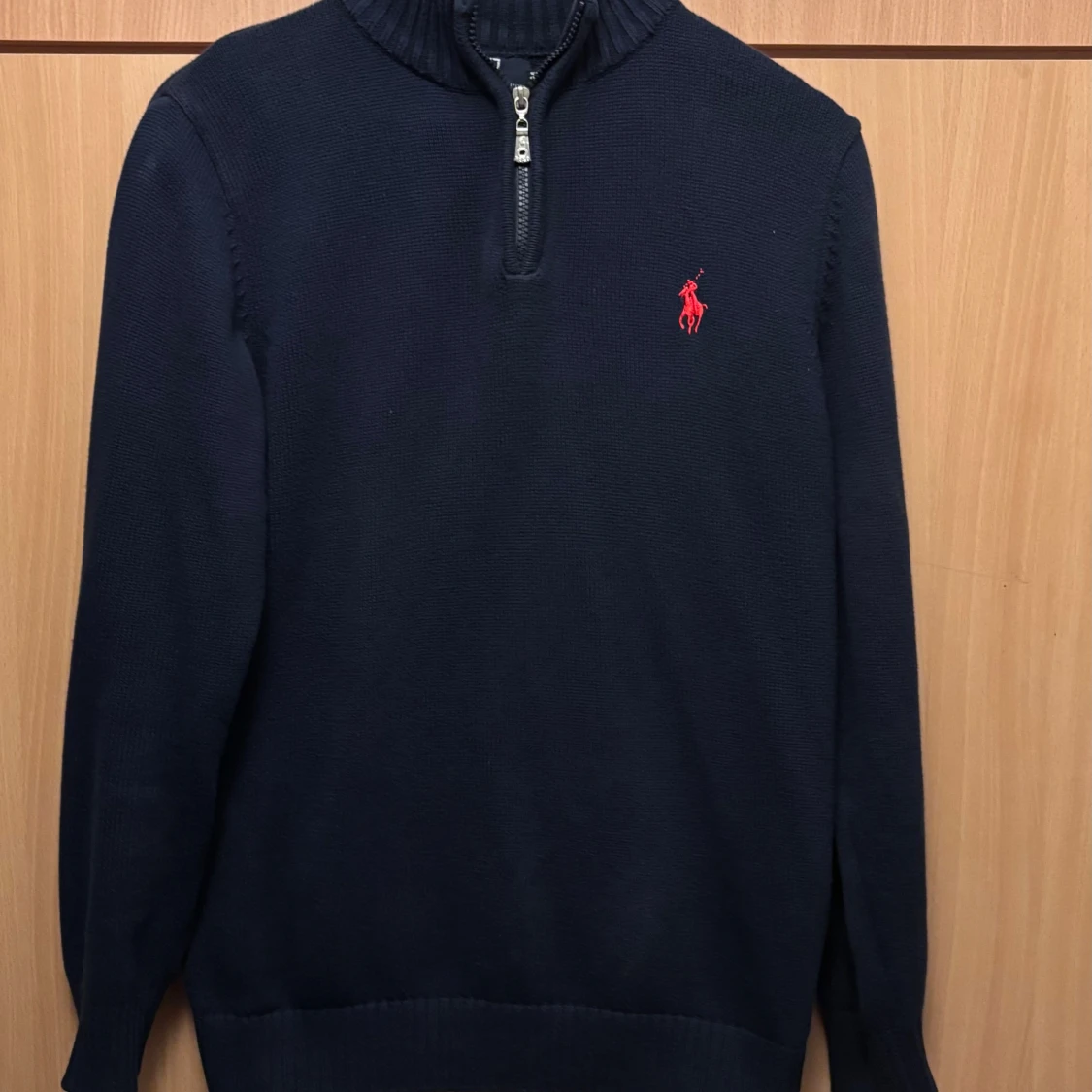 Marinblå stickad tröja Polo Ralph Lauren