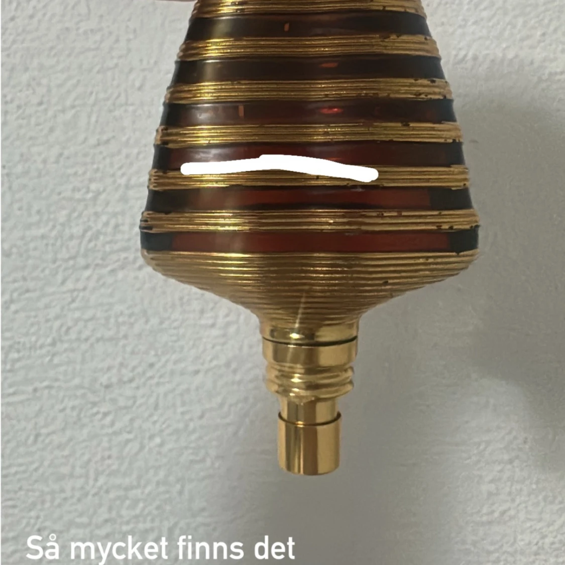 Guldsvart parfymflaska herr - 1