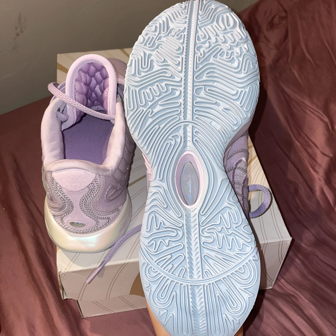 Nike sneakers i ljuslila mesh KÖP EJ - 4