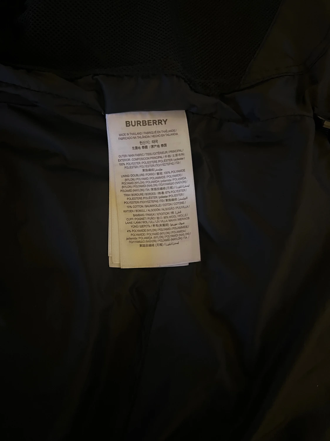 Svart pufferjacka Burberry L - 5