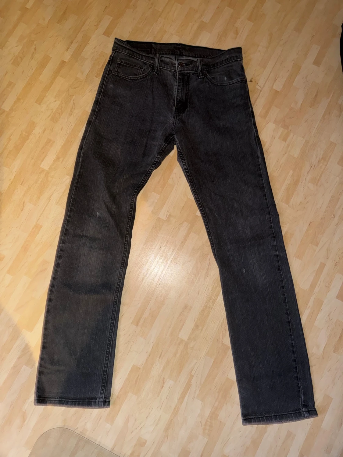 Levi's 514 svarta jeans straight fit - 2