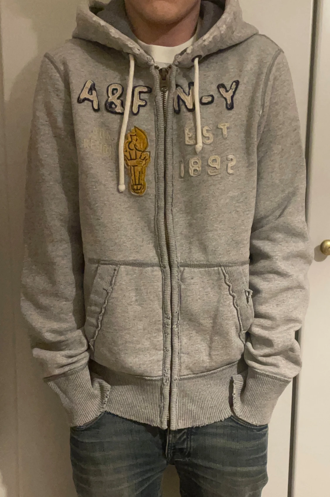 Abercrombie & Fitch Zip Hoodie - 1