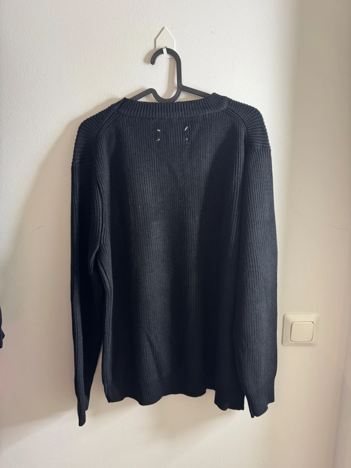 Maison Margiela vävd knit sweatshirt tröja i storlek 46 (M) - 2