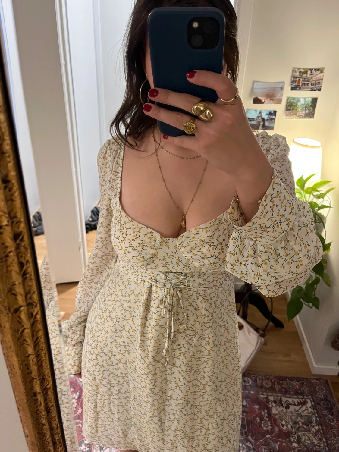 Blommig klänning från Adoore - 3