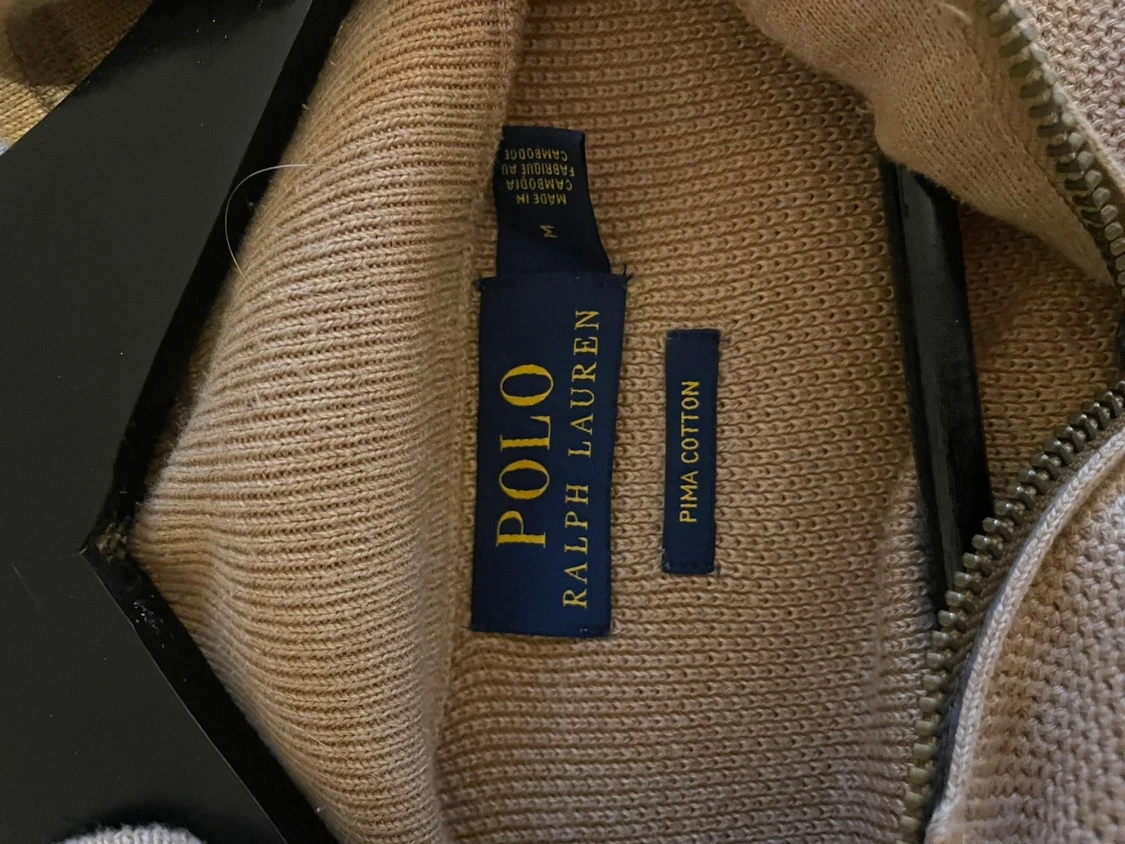 Ralph Laurent half zip stickad  - 2