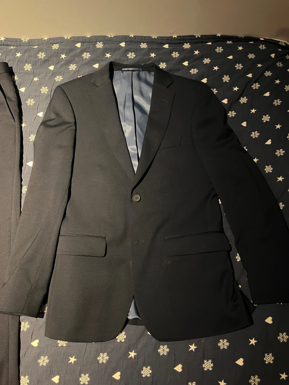 Marinblå kostym Dressmann 