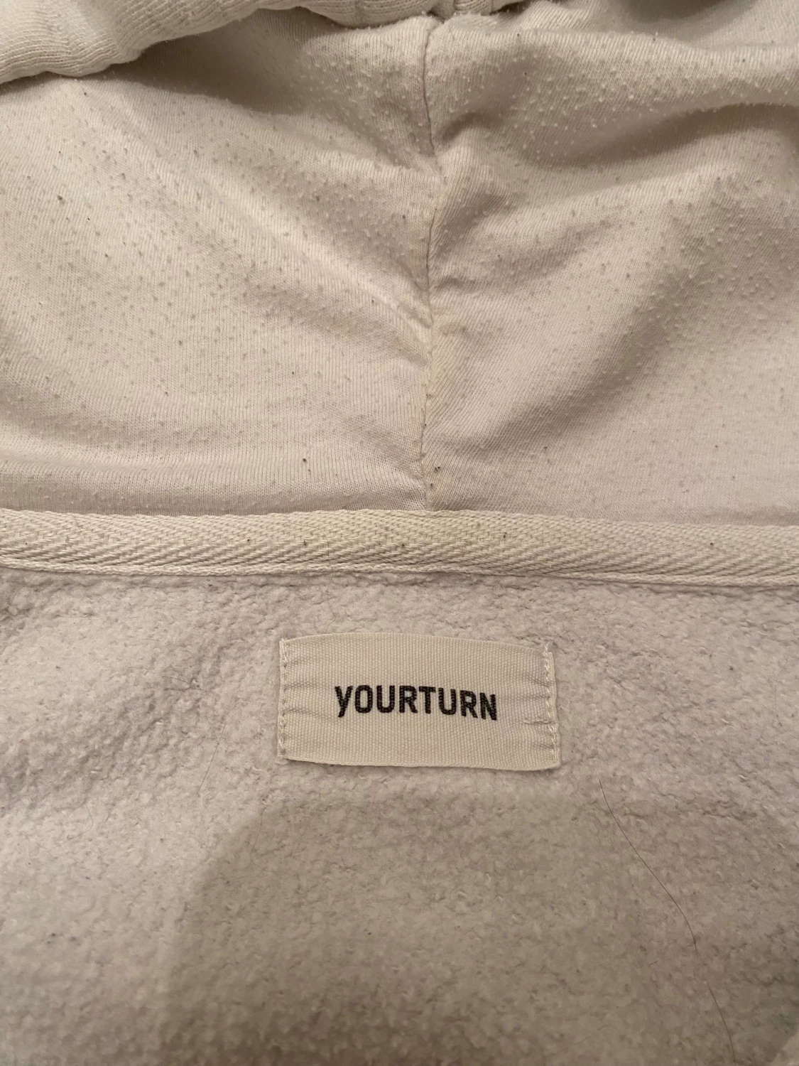 Vit zip hoodie från yourturn - 2